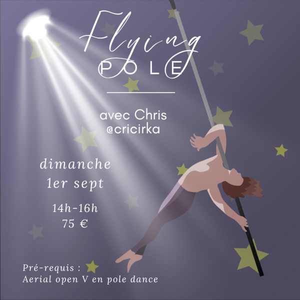 Flying pole à Grenoble - dimanche 1er septembre de 14h à 16h Pinapole